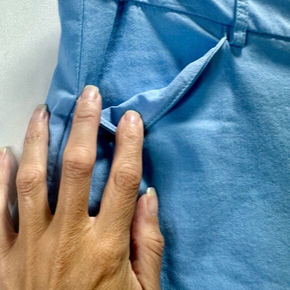 Zac & Rachel Blue Straight Leg Pants Classic Fit Size 12 - Picture 5 of 11